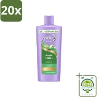 Andrélon 20 x – Shampoo – Iedere Dag – 685 ml - Grootverpakking - Vaatwasstrips - Dagelijks Haarwassen - Zachte Shampoo - Frisse Haarreiniging - Zonnebloemolie - Haarverzorging