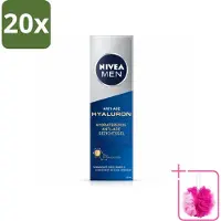 Nivea 20 x MEN - Anti-Age - Hydraterende Gezichtsgel met Hyaluron - 50 ml - Bulkverpakking - Anti-ouderdom - Douchemop - Gezichtsgel