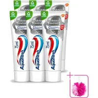 Aquafresh 6 x - Tandpasta - Tandsteen Controle - Beschermt Tegen Tandsteen - 75 ml - Bulkverpakking - Tandpasta - Douchemop - Tandsteen