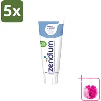 Zendium 5 x - Tandpasta - Fresh+ White - 75 ml - Bulkverpakking - Tandpasta - Douchemop - Frisse adem