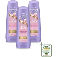 Unilever 3 x Andrélon Extra Glans Conditioner - 200 ml - Voorraadverpakking - 3 stuks