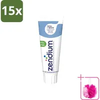 Zendium 15 x - Tandpasta - Fresh+ White - 75 ml - Bulkverpakking - Tandpasta - Douchemop - Frisse adem