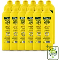 Heno de Pravia 12 x - Douchegel - Original Geur - 750 ml - Grootverpakking - Vaatwasstrips - Douchegel - Huid Verzorging - Frisheid - Spaanse Geur - Mild Reinigen