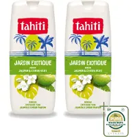 Tahiti 2 x – Douchegel – Exotische Tuin Jasmijn & Limoen - 315 ml - Wasstrips - Douchegel - Jasmijn - Limoen - Exotisch - Geur