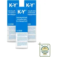 K-Y 3 x - Bevochtigingsgel - Waterbasis Glijmiddel - Hydraterend & Verzachtend - 82 g - Wasstrips - Bevochtigingsgel - Glijmiddel - Waterbasis - Bevochtiging - Intiem Gebruik