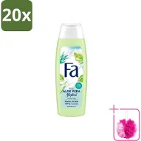 Fa 20 x - Douchegel - Yoghurt & Aloe Vera - 250 ml - Bulkverpakking - Douchegel yoghurt aloe vera - Douchemop - Yoghurt douchegel