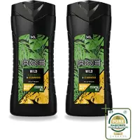 Axe 2 x - Douchegel - Wild - 400 ml - Wasstrips - Douchegel - Frisheid - Mojito - Cederhout -