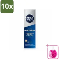 Nivea 10 x MEN - Anti-Age - Hydraterende Gezichtsgel met Hyaluron - 50 ml - Bulkverpakking - Anti-ouderdom - Douchemop - Gezichtsgel