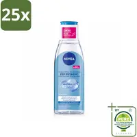 Nivea 25 x – Micellair Reinigingswater – Refreshing – 200 ml - Grootverpakking - Vaatwasstrips - Gezichtsreiniger - Micellair Water - Huid Reinigen - Make-up Verwijderen - Fris Resultaat