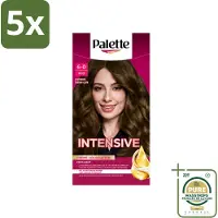 Palette 5 x - Haarverf - Poly – 600 Lichtbruin – 115 ml - Wasstrips - Tandpasta - Tandplak - Fluoridetandpasta - Mondhygiëne - Tandvlees