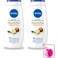 Nivea 2 x - Douchegel - Shea Butter & Botanical Oil - 250 ml - Bulkverpakking - Douchegel - Douchemop - Shea butter