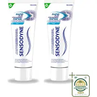 Sensodyne 2 x – Tandpasta – Rapid Relief – 75 ml - Wasstrips - Gevoelige Tanden - Tandpasta - Pijnverlichting - Tandgevoeligheid - Rapid Relief