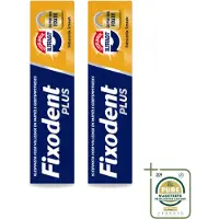 Fixodent 2 x Plus – Kleefpasta – Dual Power – 40 g - Wasstrips - Kleefpasta - Kunstgebit - Bijtkracht - Fixatie - Kunstgebit Kleefpasta