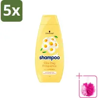 Schwarzkopf 5 x - Shampoo - Elke dag - Kamille - Alle types haar - 400 ml - Bulkverpakking - Shampoo voor haar - Douchemop - Kamille shampoo