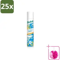 Batiste 25 x - Fresh - Droogshampoo - Koele en Schone Geur - Verfrist en Geeft Grip - 200ml - Bulkverpakking - Droogshampoo - Douchemop - Fris haar