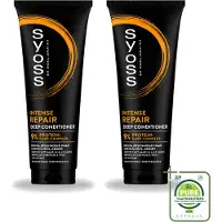 Syoss 2 x - Intense Repair - Deep Conditioner - Herstelt & Versterkt - 250 ml - Grootverpakking - Vaatwasstrips - Herstel Haar - Droog Haar - Beschadigd Haar - Protein Reparatie - Haar Verzorging