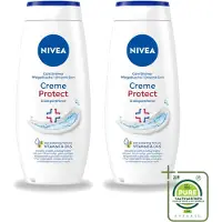 Nivea 2 x – Douchecrème – Protect – 250 ml - Grootverpakking - Vaatwasstrips - Douchecrème - Huidverzorging - Huidbescherming - Vitamine C - Vitamine E