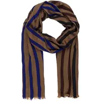Lindenmann heren sjaal - beige gestreept