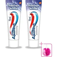 Aquafresh 2 x - Tandpasta - Intense White - Wittere Tanden - 75 ml - Bulkverpakking - Tandpasta - Douchemop - Witte tanden