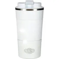 NILS Thermosbeker 500ml Wit - Ideaal voor Koffie, Thee, Werk, Auto