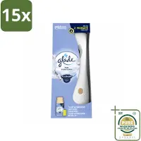 Glade 15 x - Startset Automatische Spray - Pure Clean Linen - 269 ml - Wasstrips - Automatische Luchtverfrisser - Frisheid In Huis - Geur In De Woonkamer - Geur In De Hal - Geur In De Slaapkamer