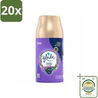 Glade 20 x - Automatische Spray - Tranquil Lavender & Aloë - 269 g - Wasstrips - Luchtverfrisser - Lavendel - Tranquil Lavender - Aloe Vera - Geur