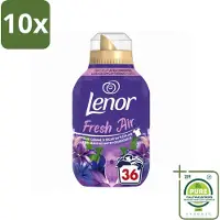 Lenor 10 x - Wasverzachter - Fresh Air Maneschijn - Ultra Geconcentreerd - 36 Wasbeurten - Grootverpakking - Vaatwasstrips - Wasverzachter - Frisheid - Buiten Geur - Wasgoed - Kledingbescherming