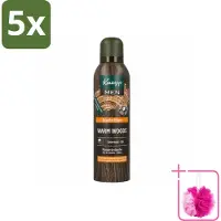 Kneipp 5 x - Douche schuim - Men - Warm Woods - Warme houtgeur - 200 ml - Bulkverpakking - Douche foam - Douchemop - Warme houtgeur