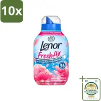 Lenor 10 x - Wasverzachter - Fresh Air - Fleurige Bloesem - 36 Wasbeurten - Wasstrips - Wasverzachter - Frisheid - Buiten Gedroogd Was - Bloemige Geur - Wasgoed