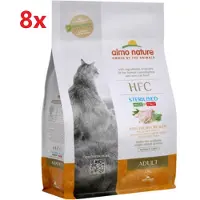 Almo Nature HFC - Katten Droogvoer - Adult Sterilized Kip - 8x1,2kg