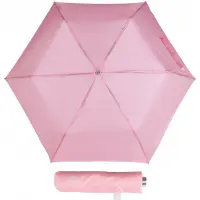 Perletti Compact Parapluie Dames UV50+ Roze Lichtgewicht Handmatig