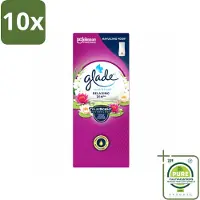 Glade 10 x – Touch & Fresh Navulling – Relaxing Zen – 10 ml - Grootverpakking - Vaatwasstrips - Geurboost - Luchtverfrisser - Ontspannende Geur - Frisse Geur - Sandelhout