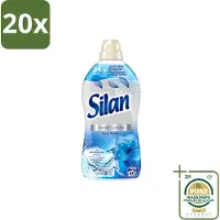 Silan 20 x – Wasverzachter – Fresh Control Cool Fresh – 1056 ml - Wasstrips - Wasverzachter - Frisheid - Kleding Verzachten - Koele Geur - Wasgoed Verzorgen