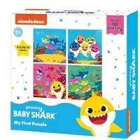 Nickelodeon Baby Shark Puzzel 4-in-1 - Eerste Puzzels voor Kinderen