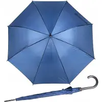 Doppler Primo Lange Automatische Paraplu Dames - Stevig Staal, Marineblauw