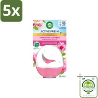 Air Wick 5 x – Luchtverfrisser – Deco Sphere Magnolia & Kersenbloesem – 75 ml - Grootverpakking - Vaatwasstrips - Luchtverfrisser - Geur - Bloemige Geur - Magnolia - Kersenbloesem