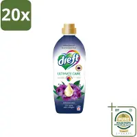Dreft 20 x – Wasverzachter – Ultimate Care Intense Dark – 40 Wasbeurten - Wasstrips - Wasverzachter - Kleurbescherming - Collageen - Wasgoed Verzorgen - Anti-aging Was