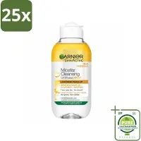Garnier 25 x - Micellair Reinigingswater - Olie - 100 ml - Grootverpakking - Vaatwasstrips - Make-up Verwijderen - Micellair Reinigingswater - Olie - Gezicht Reinigen - Gezicht Verzorgen