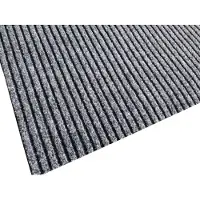 Nestor Grijze Deurmat op Maat - Antislip Rubber - 100cm Breed