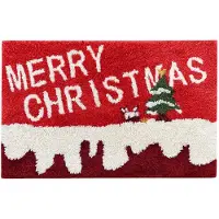 Allbag Kerstmis Deurmat - Vrolijk Kerstfeest - Antislip - 40x60 cm