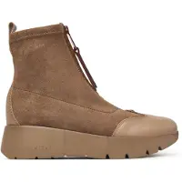 Hispanitas Dames Leren Montana-laarsjes beige (40), Leer, 3 tot 5 cm, Ritssluiting, Casual, Taupe HI265104