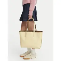 Lacoste schoudertas shopper Anna Shopping Bag Cookie Poussin Taupe