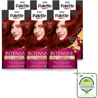 Schwarzkopf 6 x Poly Palette – Haarverf – 678 Robijnrood / 6-88 – 115 ml - Grootverpakking - Vaatwasstrips - Robijnrood - Intens Rood - Langdurige Kleur - Grijsdekking - Haarverzorging