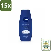 Nivea 15 x - Douchecrème - Rijke Hydratatie - Voedend Huidgevoel - 500 ml - Wasstrips - Douchecrème - Voedend Huidgevoel - Hydratatie - Huidverzorging -