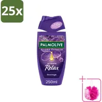 Palmolive 25 x - Arroma Essence - Douchegel - Lavendel & Ylang Ylang - Ultimate Relax - 250 ml - Bulkverpakking - Douchegel - Douchemop - Ontspanning