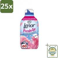Lenor 25 x – Wasverzachter – Bloesem – 60 Wasbeurten – 840 ml - Wasstrips - Wasverzachter - Buitenluchtfrisheid - Bloesemgeur - Wasgoed - Geur