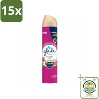 Glade 15 x - Luchtverfrisser Spray - Relaxing Zen - 300 ml - Wasstrips - Luchtverfrisser - Ontspanning - Geur - Frisheid - Badkamer