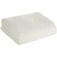Eurofirany Gewatteerde sprei Linnen4 170x210cm Crème - Stijl en Comfort