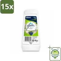 Glade 15 x – Luchtverfrisser Gel – Muguet – 150 g - Grootverpakking - Vaatwasstrips - Luchtverfrisser - Geur - Muguet - Bloemige Geur - Frisse Geur