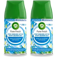 Air Wick 2 x – Navulling – Freshmatic Pure Lentedauw – 250 ml - Voordeelverpakking - 2 stuks